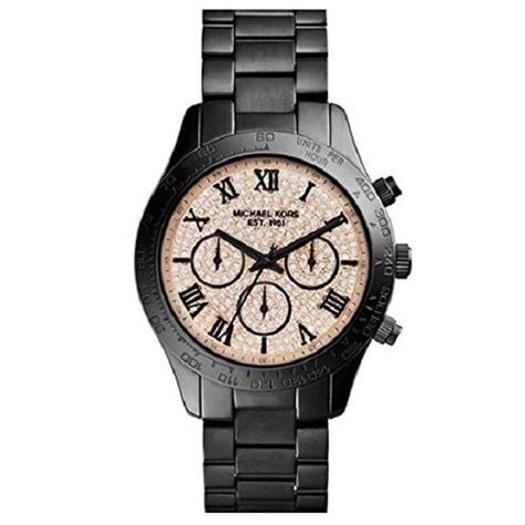 layton black michael kors watch|Michael Kors Layton Wristwatches for Women for sale .